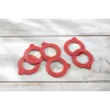LEIFHEIT Atsarginiai guminiai tarpikliai 6 vnt. 52x80 mm sandariems stiklainiams 255/370 ml