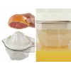 LEIFHEIT rankinė citrusinių vaisių sulčiaspaudė 0,5 l su 2 kūgiais, sieteliu, matavimo skale, neslystančiu pagrindu, tinka plauti indaplovėje