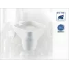 LEIFHEIT Virtuvės piltuvas su nuimamu smulkaus tinklelio sieteliu, 19 cm, baltas/permatomas
