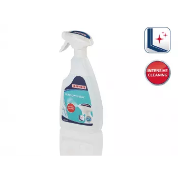 LEIFHEIT Langų valymo priemonės koncentratas 500 ml – Išgamina 5 L valymo priemonės be dryžių stiklui, langams, veidrodžiams ir plytelėms, optimizuotas langų siurbliams