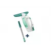 LEIFHEIT langų valymo siurblys Dry&Clean su 43 cm Click System rankena, elektrinis langų siurblys, baltas/turkio spalvos