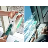 LEIFHEIT langų valymo siurblys Dry&Clean su 43 cm Click System rankena, elektrinis langų siurblys, baltas/turkio spalvos