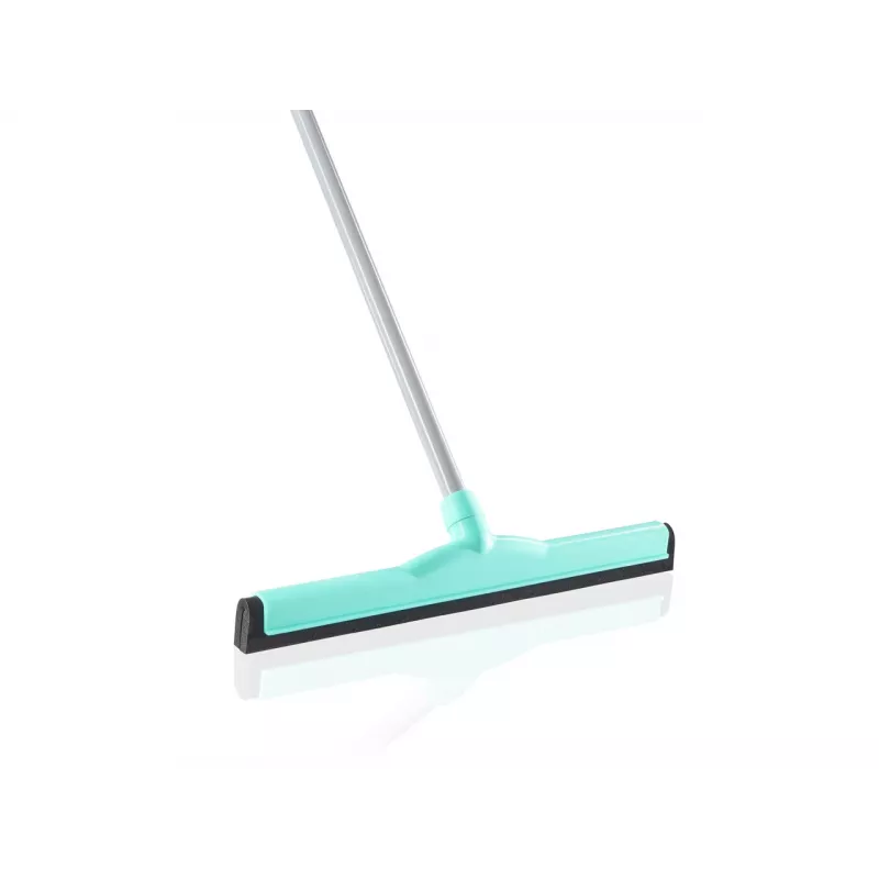 LEIFHEIT Classic Aqua Collect grindų šluostė su teleskopiniu kotu, 45 cm, žalia/balta