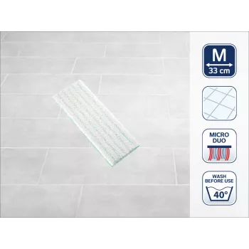 LEIFHEIT Picobello M Cotton Plus keičiamas šluostės užvalkalas 33cm