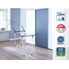 LEIFHEIT Pegasus 160 Solid Slim skalbinių džiovinimo stovas 16m, sulankstomas, milteliniu būdu padengtas plienas, vidaus/lauko, juodas