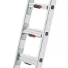 Hailo Master S120 Pro aliuminis saugos laiptelis, 3 pakopų, 150 kg apkrova, sulankstomas, su daugiafunkciu padėklu