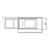 HAILO Multi-Box Duo L įleidžiama šiukšliadėžė, 2x14L, balta