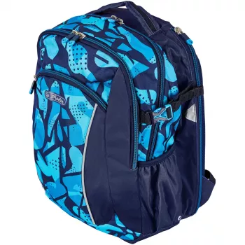 Herlitz Ultimate mokyklinė kuprinė 24L 50043057, Camo Blue