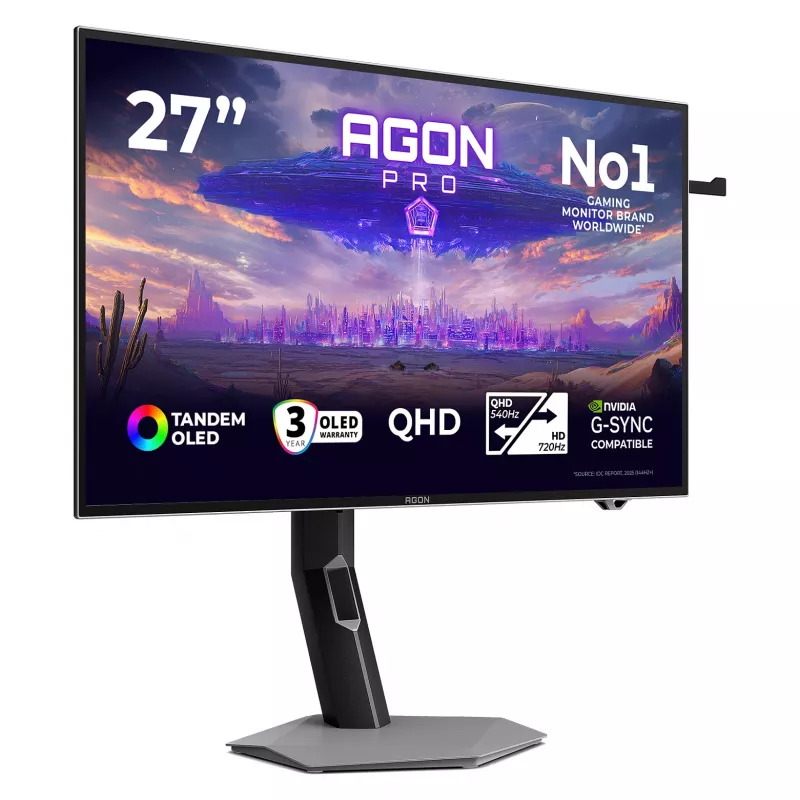 AOC AGP277QKDC 26,5 inch QHD OLED 720Hz žaidimų monitorius