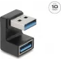 Delock USB 10 Gbps Type-A vyriškas į moterišką U-formos adapteris
