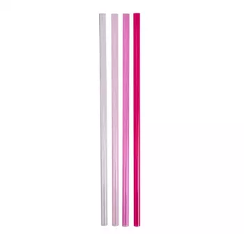 STANLEY šiaudelių rinkinys, 4 vnt., skirtas The Quencher Travel Tumbler 1,18L, rožinės spalvos