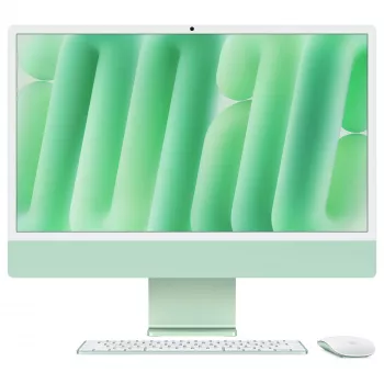 Apple iMac 24 inch (2024) M4 8C CPU 8C GPU 16GB RAM 256GB SSD žalias su Magic Keyboard (Touch ID, skaitmeninė klaviatūra) vokiška klaviatūra Z1E4-MWUE3D/A-07A41Y