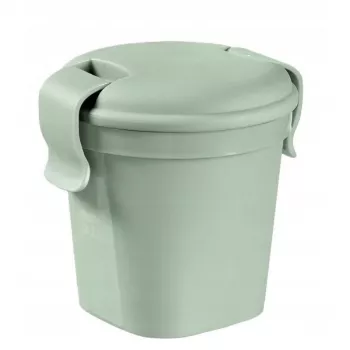 CURVER Maisto dubenėlis su dangteliu S 0,4L Smart Eco To Go Ø11x11cm švelniai žalias