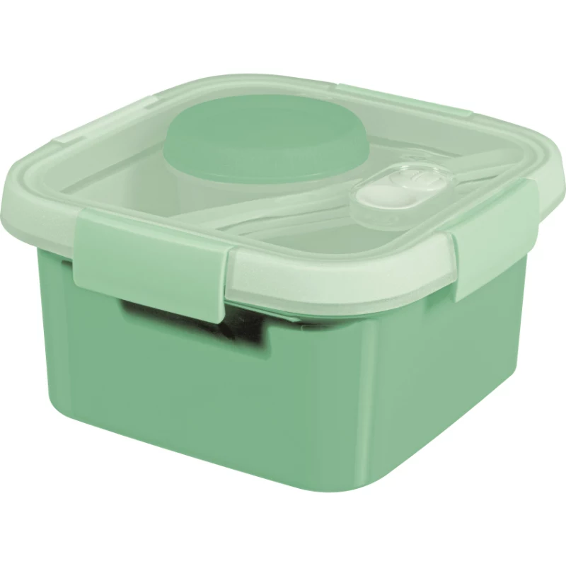 CURVER Lunch Kit Square 1,1L Smart To Go Mix maisto produktų indas