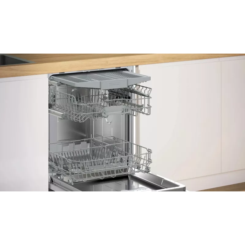 BOSCH SMH4HVX11E įmontuojama visiškai integruota indaplovė, 60 cm, 13 vietų, Wi-Fi, EcoSilence Drive, 44 dB, energijos klasė C, VarioHinge