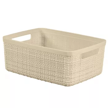 CURVER pintinė Jute S 5L 27x20x11cm kreminė