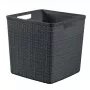 CURVER Pintinė Jute Square 17L 28x28x27cm Tamsiai pilka