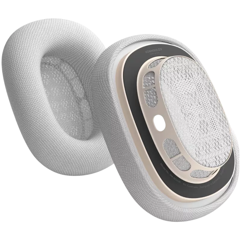 VONMÄHLEN oro pagalvėlės AirPods Max, šviesiai pilkos