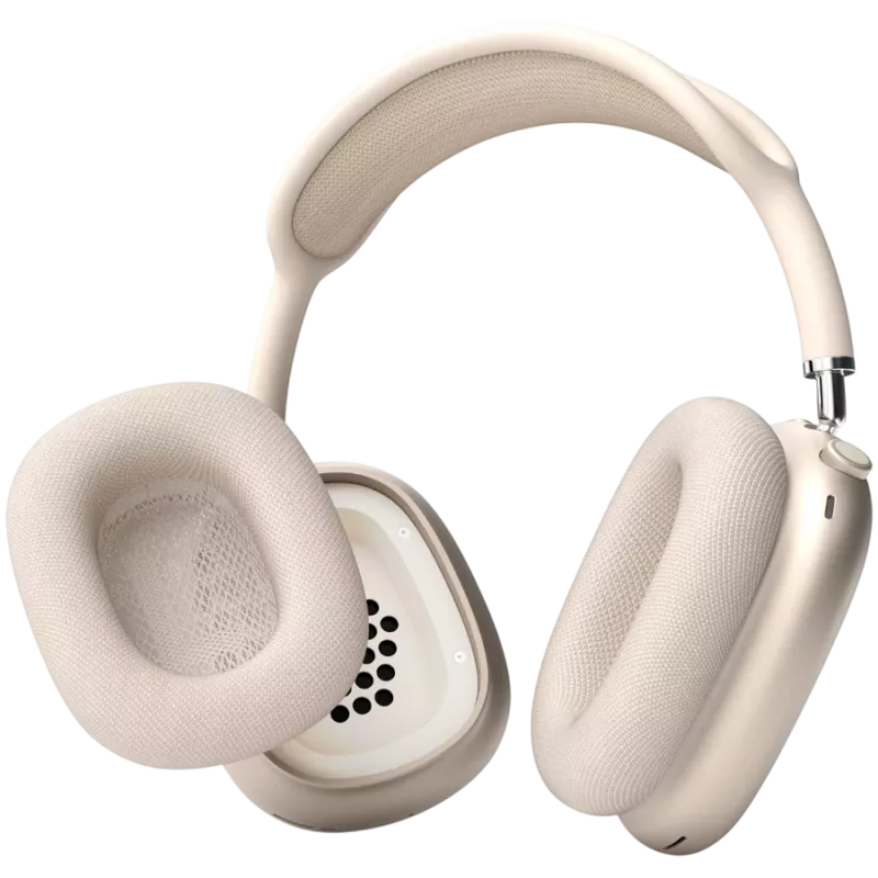 VONMÄHLEN Air Cushions, skirti AirPods Max, šampanės spalvos - Aukščiausios kokybės proteino odos ir atminties putų pakaitinės ausų pagalvėlės