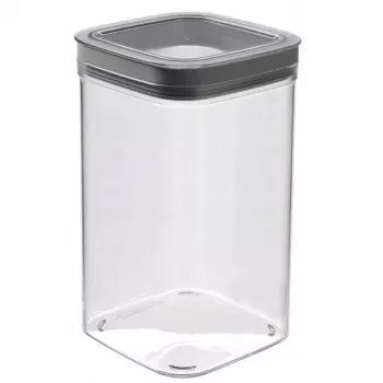 CURVER Dry Cube kvadratinis maisto laikymo indas 2,3L permatomas/pilkas
