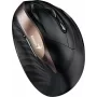 UNITEK Genius Ergo 8250S belaidė ergonominė pelė juoda-auksinė 1600DPI