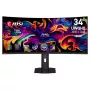MSI 34 colių QD-OLED UWQHD 280Hz lenktas žaidimų monitorius (9S6-3DE39T-003)