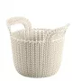 CURVER Pintinė Knit XS Apvali 3L Balta 23x19x19cm