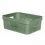 CURVER Infinity perdirbta dėžė 11L 36x27x14cm žalia