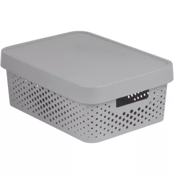 CURVER Recycled Infinity 11L daiktadėžė 36x27x14 cm pilka