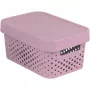 CURVER Infinity Recycled 4,5L rausva laikymo dėžė 27x19x12cm