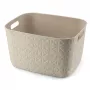 CURVER Softex didelė laikymo pintinė 19L kreidinė balta