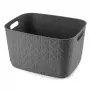 CURVER Softex L 19L laikymo krepšys, tamsiai pilkas, 37,9 x 29,2 x 22,1 cm