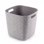 CURVER Softex kvadratinė laikymo pintinė 15L kreidinės baltos spalvos 27,9x27,9x26,9cm