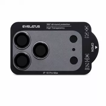 Evelatus Apple iPhone 18 Pro Max viso korpuso fotoaparato objektyvo apsauga Premium juoda
