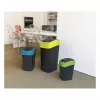 CURVER Flip Bin 9L juodas/žalias šiukšlių krepšys