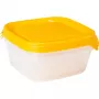 CURVER Fresh & Go naminių gyvūnų maisto dubenėlių rinkinys, 3 vnt., po 0,8 l, geltoni, hermetiški dangteliai