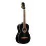 Stagg SCL60 BLK klasikinė gitara 4/4 su eglės viršutine dalimi, juoda, aukšto blizgumo