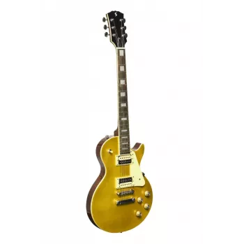 Stagg SEL-STD GOLD elektrinė gitara - auksinis viršus