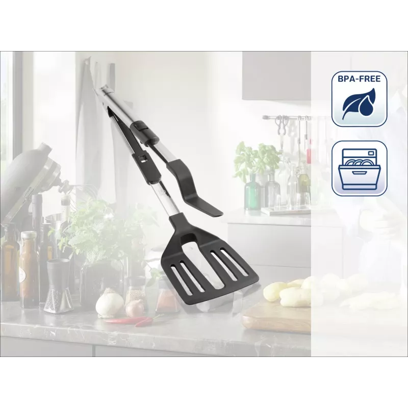 Leifheit ProLine 2-in-1 mentelė ir pjaustytuvas, nerūdijantis plienas, 30,5 cm