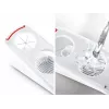 LEIFHEIT Egg Cutter Combi – 2-in-1 kiaušinių pjaustyklė ir skaidymo įrankis, balta