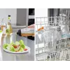LEIFHEIT salotų padažo purtyklė 300 ml, permatoma/žalia