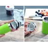LEIFHEIT Thermo Mug Flip 350ml žalia - Dviejų sienelių vakuuminė termo kelioninė puodelis, nepralaidus, 360° gėrimo