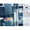 LEIFHEIT Thermo Mug Flip 600 ml sidabrinis