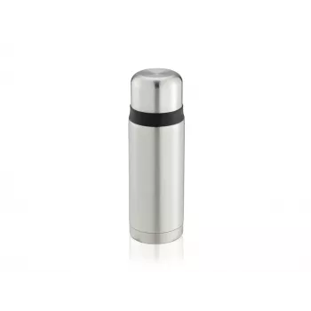 LEIFHEIT Thermos Coco 0,75 l vakuuminė termo gertuvė, nerūdijantis plienas su stiklo vidumi, sidabrinė
