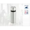 LEIFHEIT Thermos Coco 0,75 l vakuuminė termo gertuvė, nerūdijantis plienas su stiklo vidumi, sidabrinė
