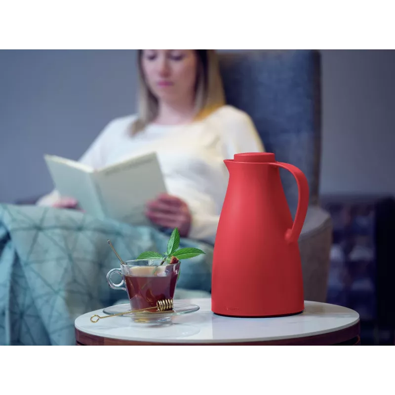LEIFHEIT Thermos Harmonic raudona vakuuminė termo karafė 1,0 L