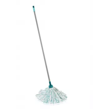 LEIFHEIT Classic mopas su 140 cm plieno kotu ir sugeriančia viskozės galvute