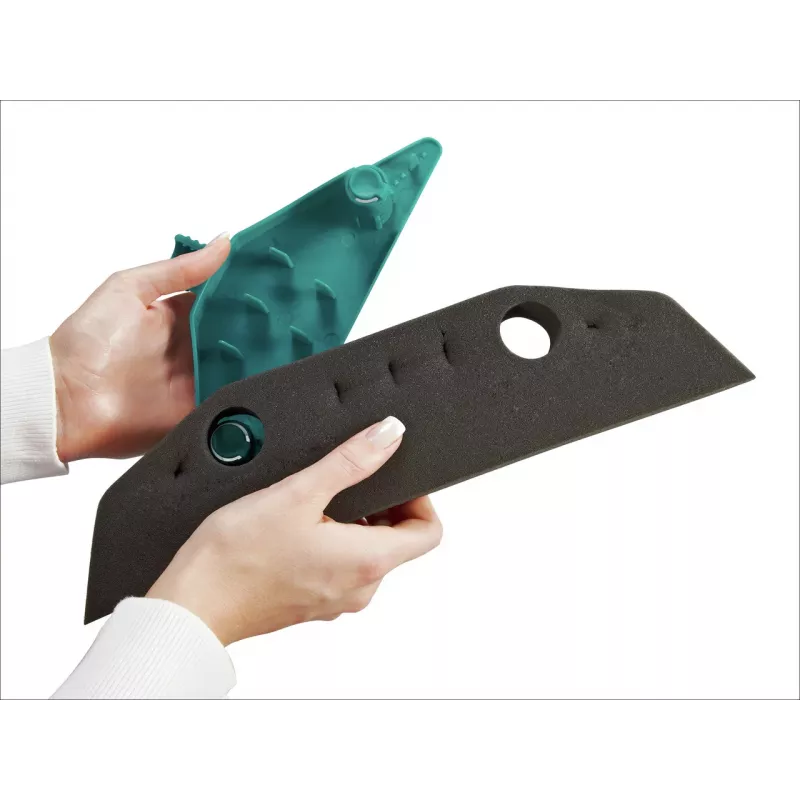 LEIFHEIT pakaitinės putos Soft&Easy grindų valymo šluostei, 34 cm, mėlynos