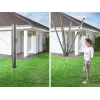 LEIFHEIT Linomatic 500 Plus rotacinis skalbinių džiovintuvas 50m sidabrinis/žalias
