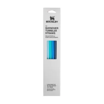 STANLEY šiaudelių rinkinys, 4 vnt., skirtas The Quencher Travel Tumbler 0,89L, mėlynas